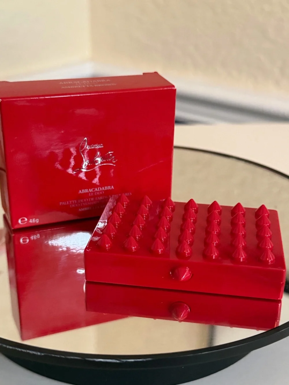 CHRISTIAN LOUBOUTIN Abracadabra Le Duo Ambretta Brown Eyeshadow Palette NIB